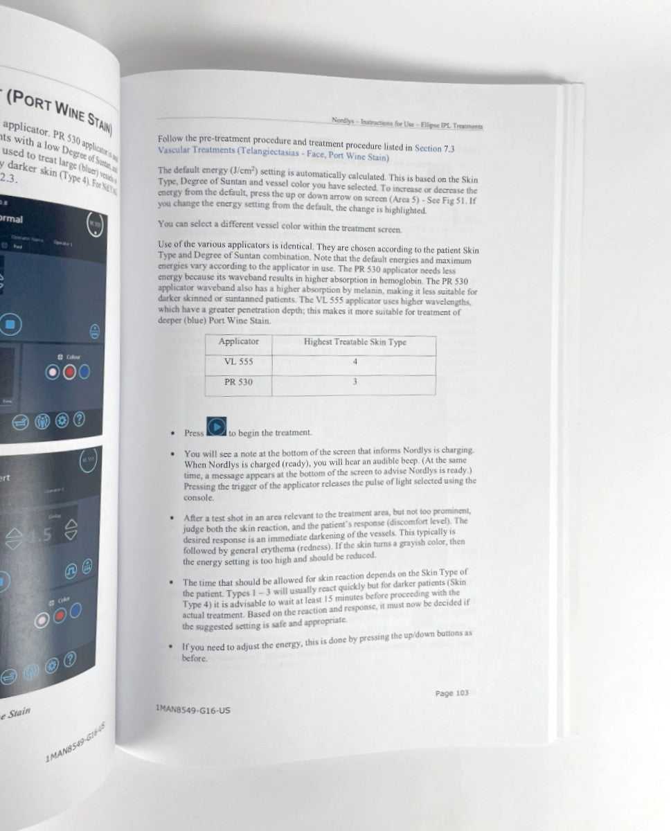 CANDELA Nordlys, User Manual, 1MAN 8549-G16-US, Software version 7PSW7741-F10