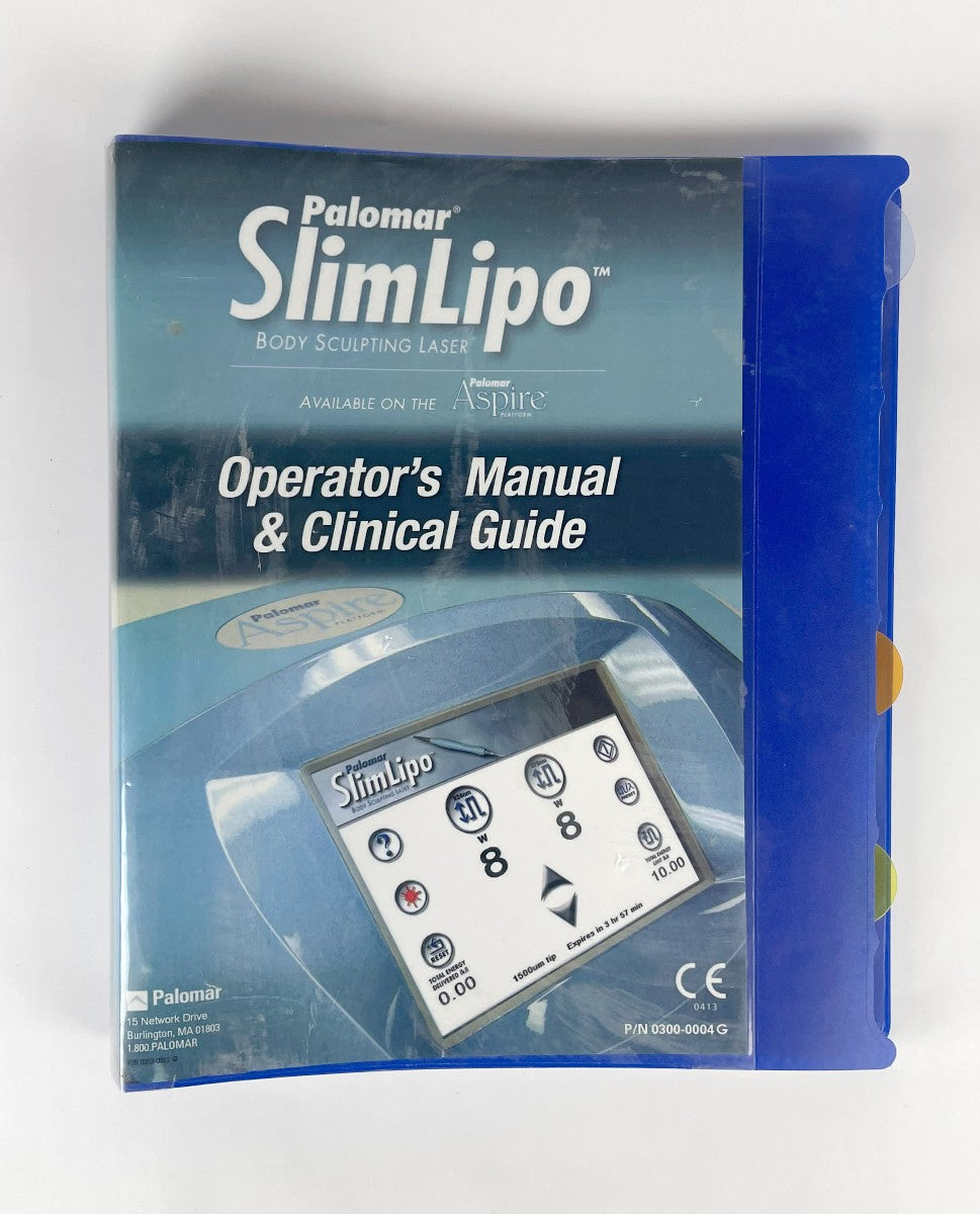 PALOMAR SlimLipo & Aspire Operator's Manual & Clinical Guide 0300-0002 E