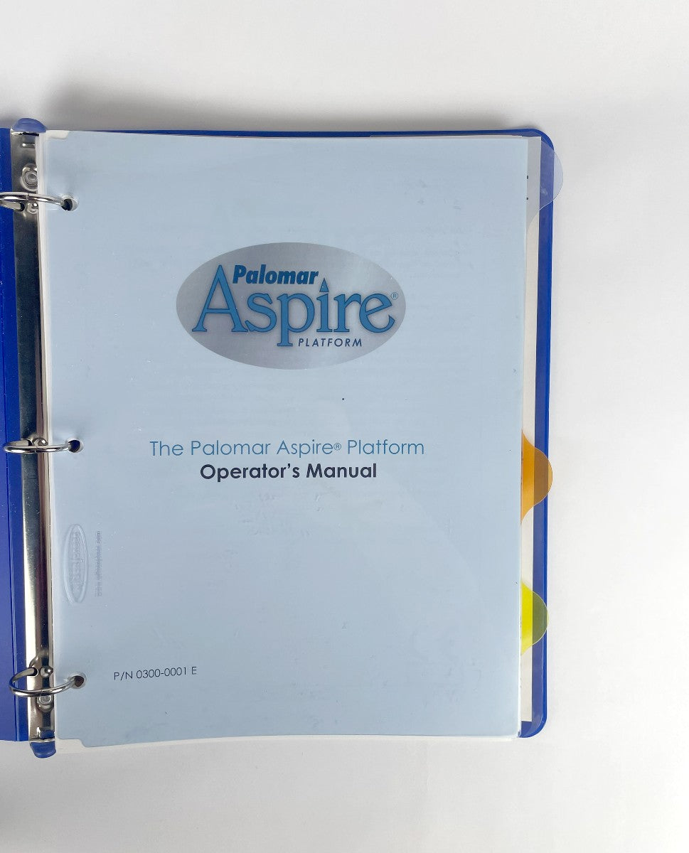 PALOMAR SlimLipo & Aspire Operator's Manual & Clinical Guide 0300-0002 E
