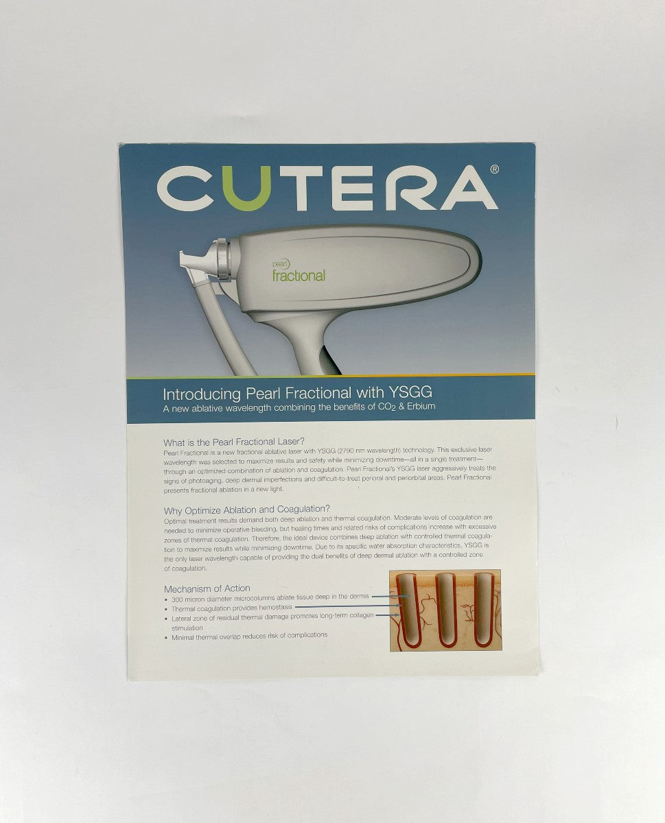 CUTERA, Introducing Pearl Fractional with YSGG Brochure