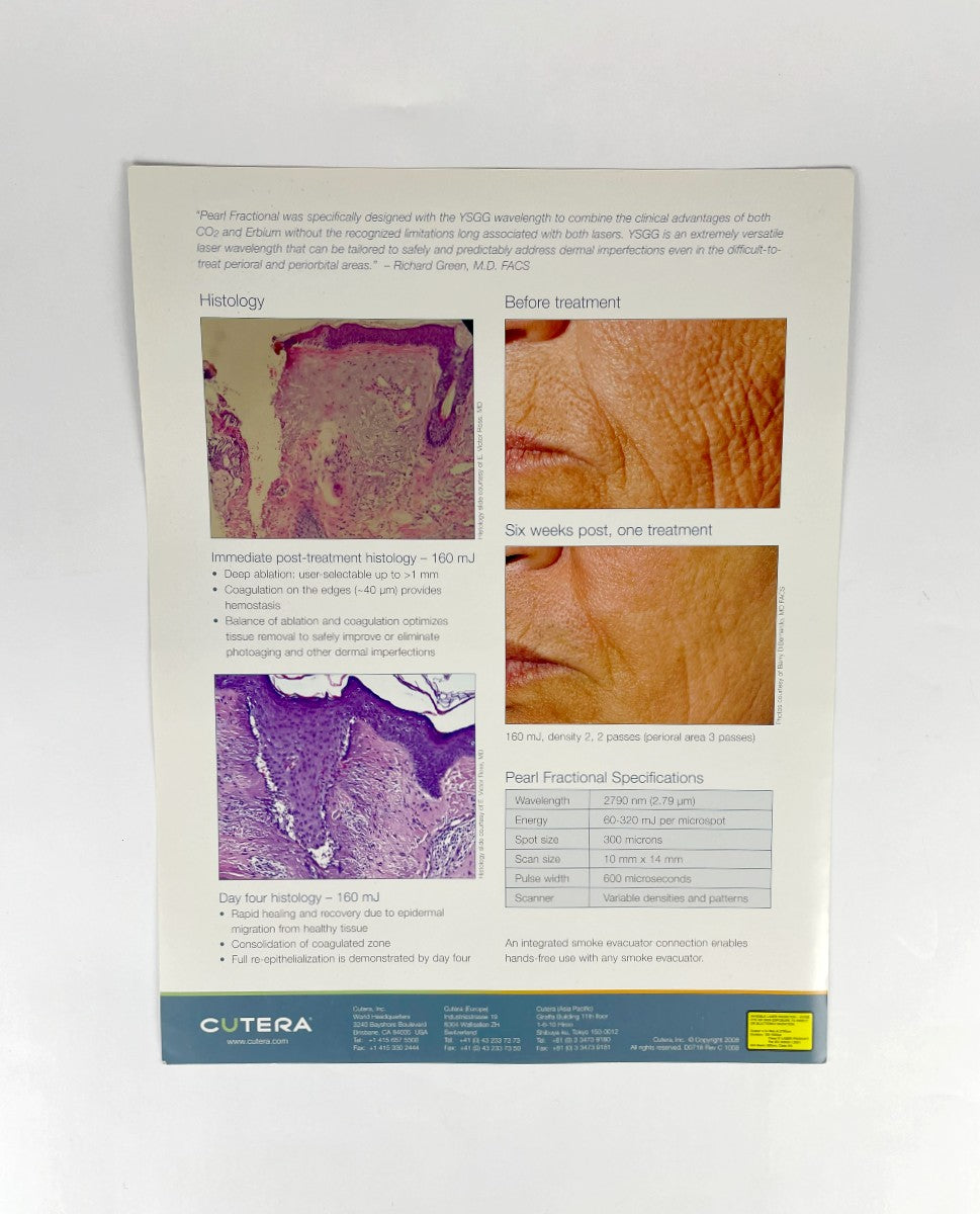 CUTERA, Introducing Pearl Fractional with YSGG Brochure