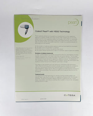CUTERA, PEARL WITH YSGG TECHNOLOGY, TECHNICAL BULLETIN, D0539 Rev. B 0307, 2007