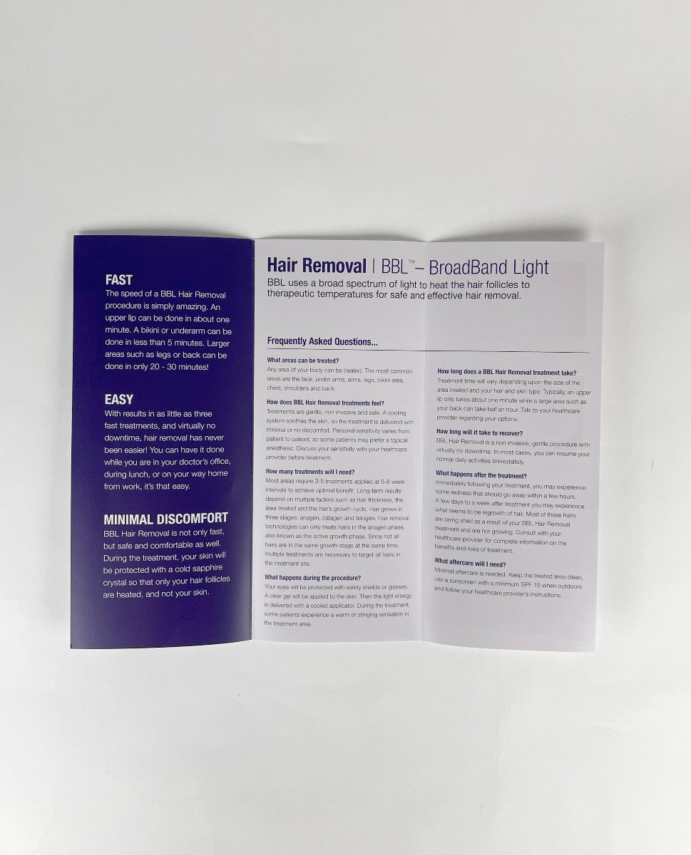 SCITON, BBL, HAIR REMOVAL, BROADBAND LIGHT, 2600-023-02 Rev. A, 2014 (30 Brochures)