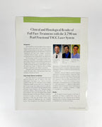 CUTERA, Clinical and Histological Results of Full Face Treatments with the 2,790nm Pearl Fractional YSGG Laser System. Article D0722 Rev B 0908, For International Use Only, 2008