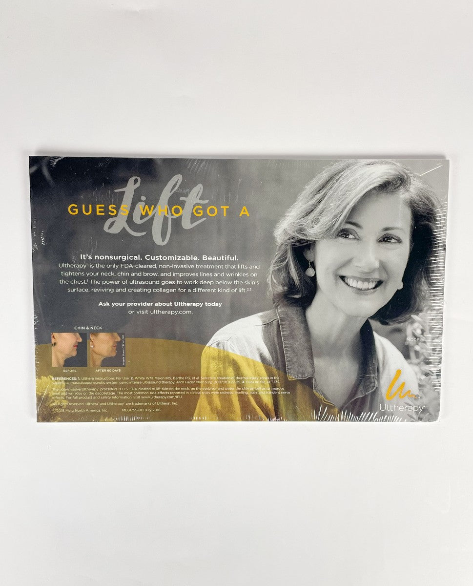 Ultherapy, GUESS WHO GOT A LIFT, DISPLAY ML01755-00 July 2016
