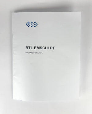 BTL Aesthetics EMSCULPT Operator Manual User Guide Operation