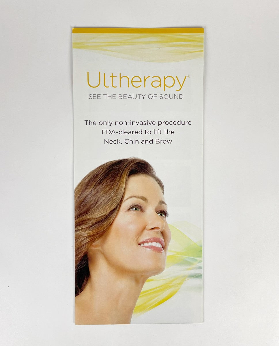 Ulthera Ultherapy See the beauty of sound the only non-invasive procedure FDA-cleared to lift the Neck, Chin and Brow Brochure 1001689B EXP 2013