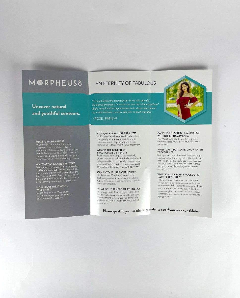 Morpheus8 Inmode Radiant & Beautiful Contours Brochures