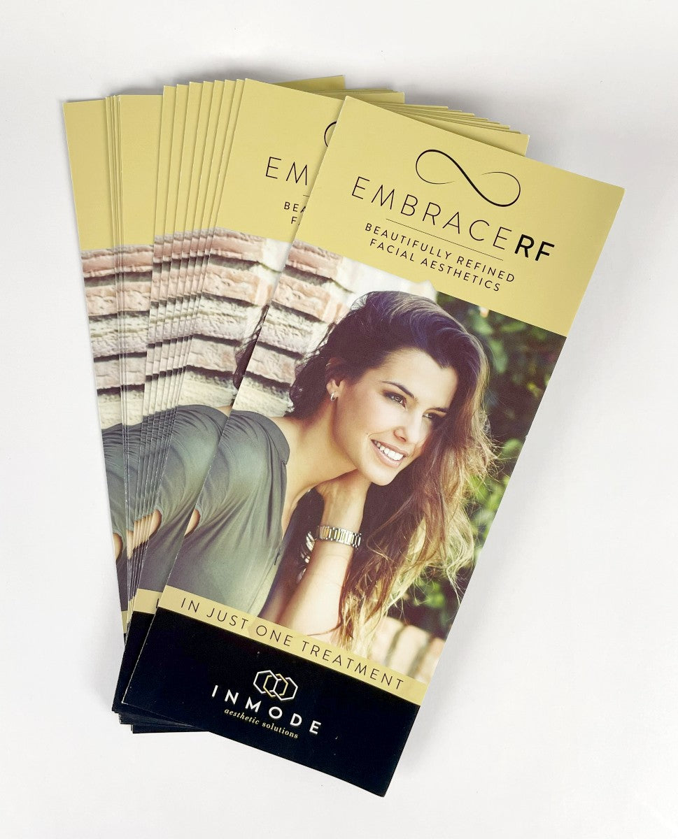 EmbraceRF InMode Beautifully Refined facial Aesthetics Brochures