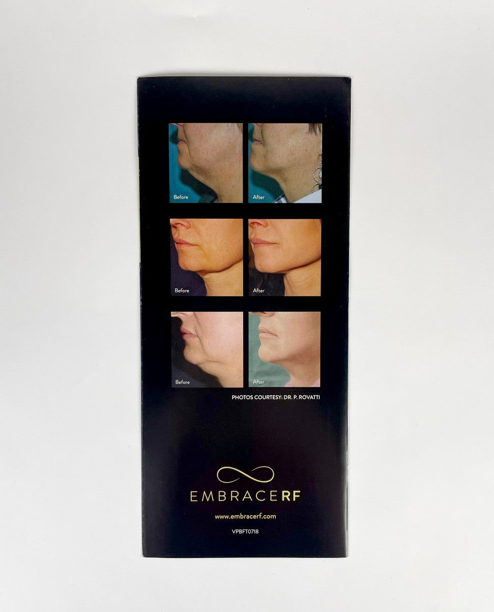 EmbraceRF InMode Beautifully Refined facial Aesthetics Brochures