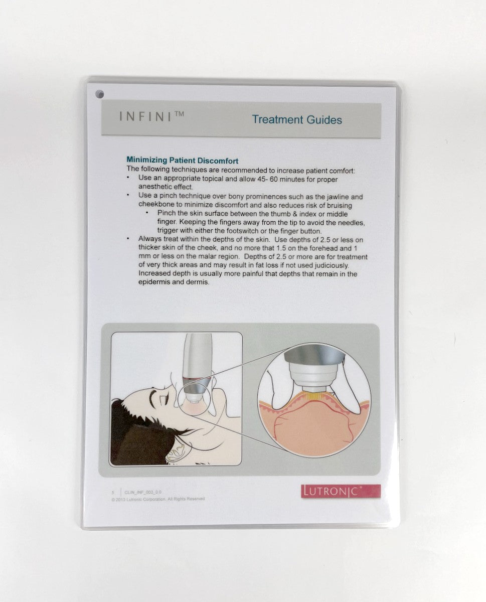 Lutronic Infini Treatment Guide and Parameters