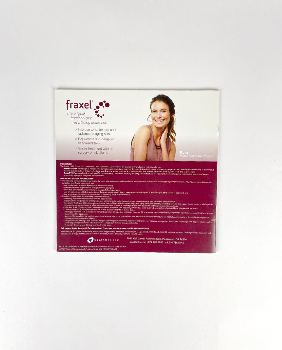FRAXEL SOLTA MEDICAL BROCHURE PATIENT DIARY 28/pk