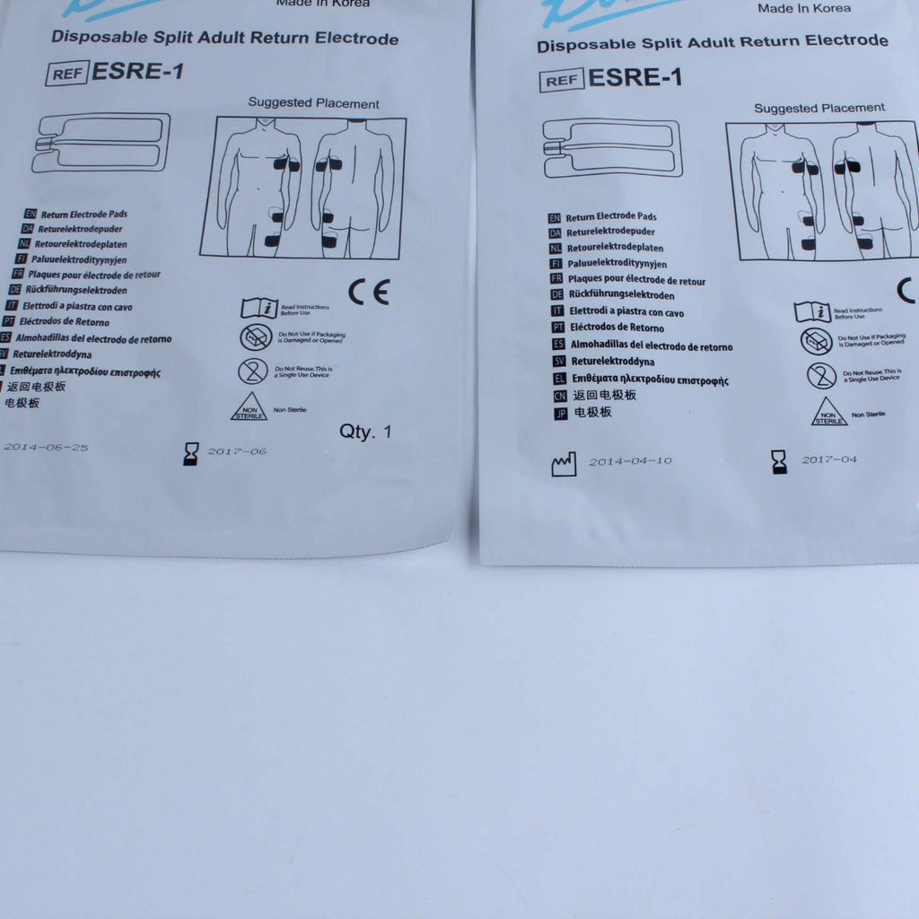 Cutera TruSculpt 3D Split Return Electrode Patient Grounding Pads ESRE-1 (15pcs)