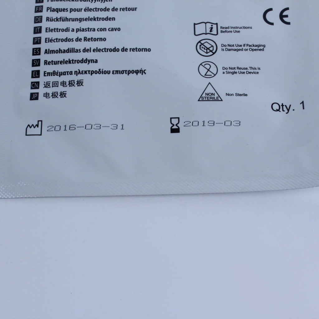 Cutera TruSculpt 3D Split Return Electrode Patient Grounding Pads ESRE-1 (9Pack)