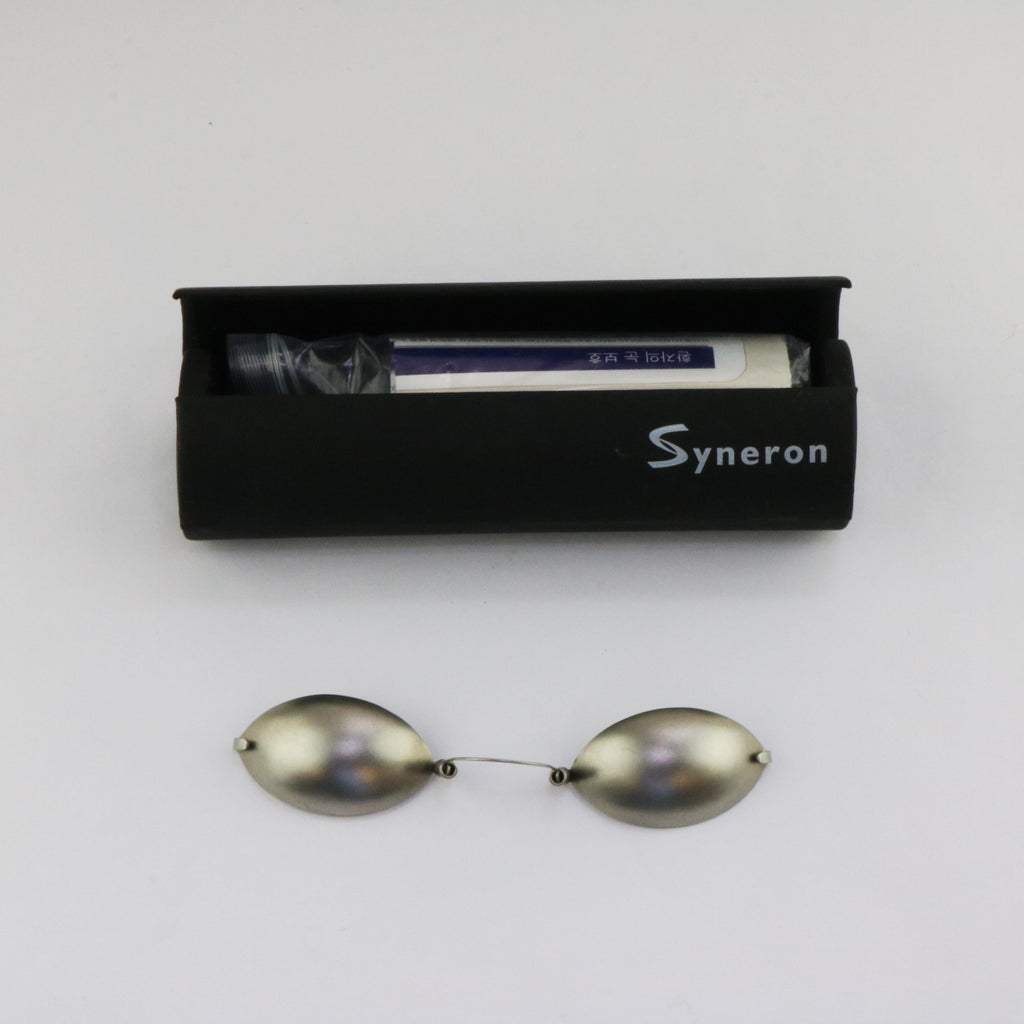 Syneron Laser/IPL Metal Patient Eye Protection Shields Blackout Goggle