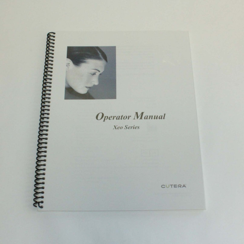 Cutera Xeo CoolGlide SA Genesis Plus Laser Operator's Manual – |2016|REV N|D0075