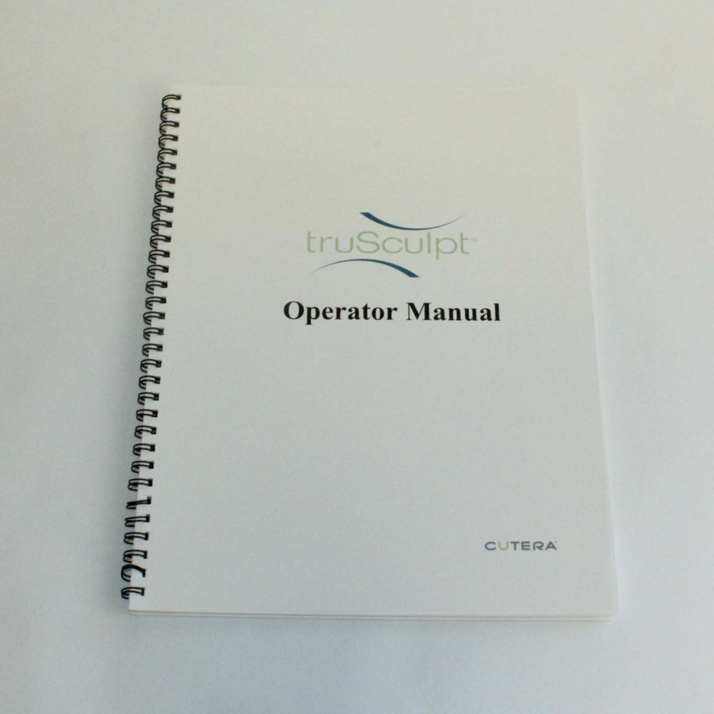 Cutera TruSculpt 3D RF Body Fat Contouring Operator Manual – |2017|REV B|D2018