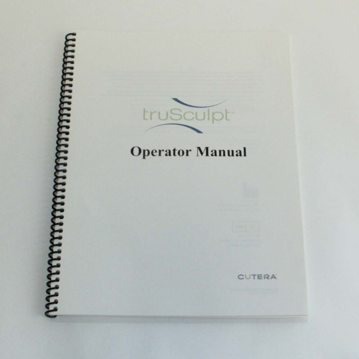 Cutera TruSculpt 1 RF Body Fat Contouring Operator's Manual – |2016|REV J|D0800