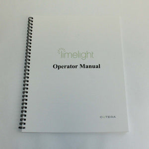 Cutera LimeLight Pigment Vascular Handpiece Operator Manual – |2017|REV E|D0436