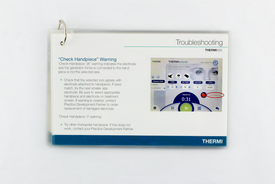 Thermi Aesthetics Thermi250 Software Quick Start and Troubleshooting Guide