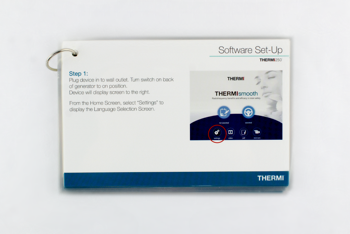 Thermi Aesthetics Thermi250 Software Quick Start and Troubleshooting Guide