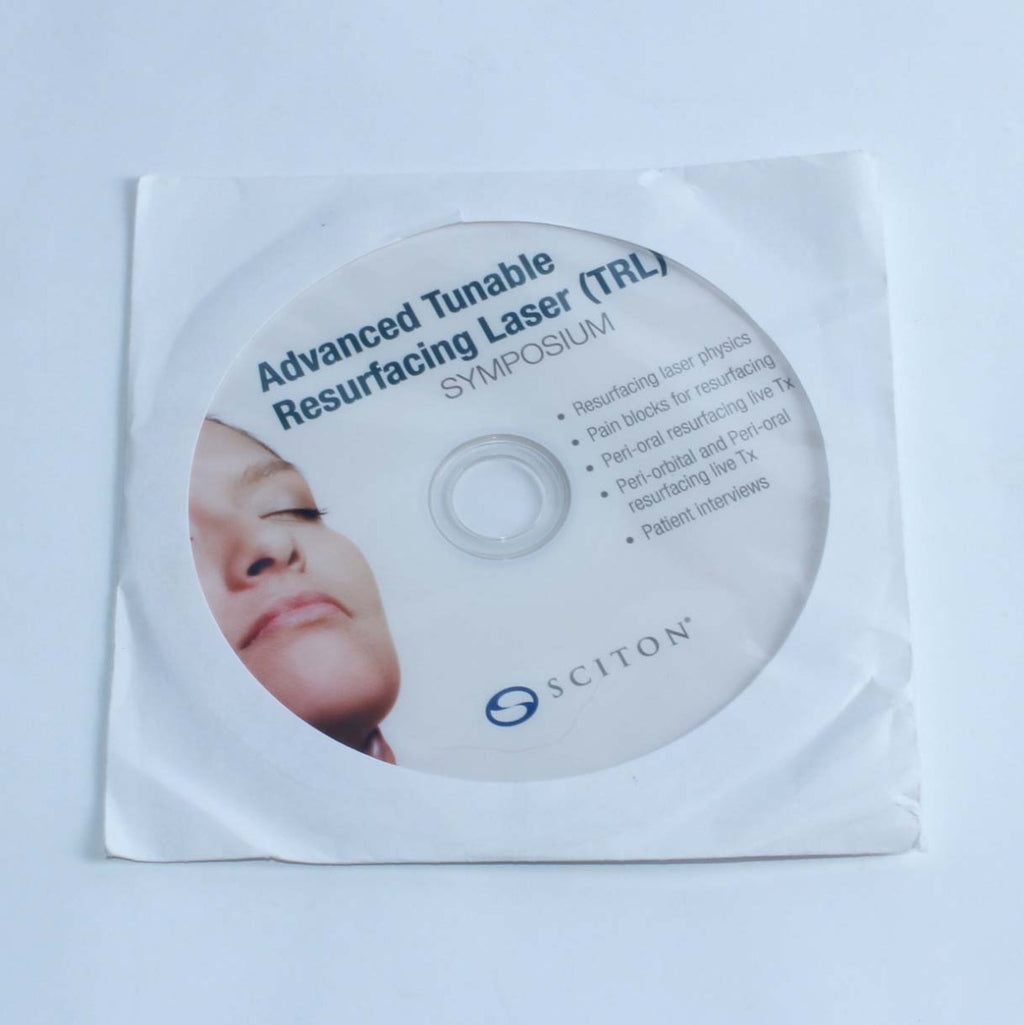 2010 Sciton Advanced Tunable Resurfacing Laser TRL Symposium CD DVD 2600-042-02
