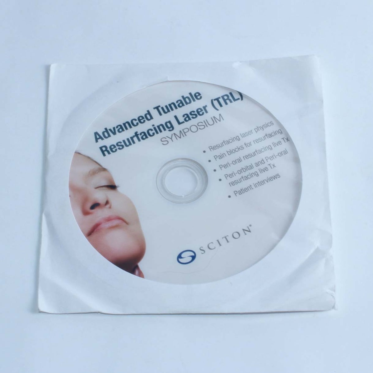 2010 Sciton Advanced Tunable Resurfacing Laser TRL Symposium CD DVD 2600-042-02