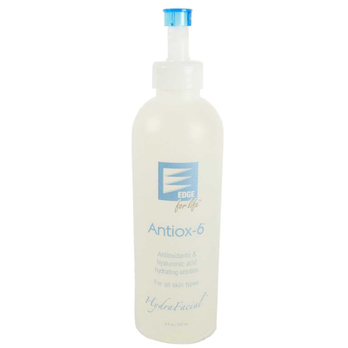 Hydrafacial Antiox-6 Antioxidants & Hyaluronic Acid Hydrating 8oz Solution Edge