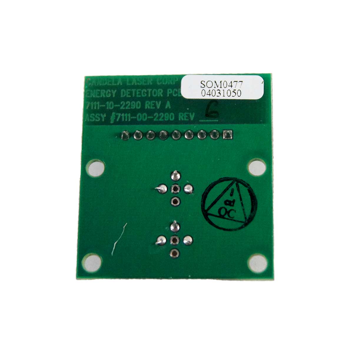 Candela Laser VBeam Head Wavelength Energy Detector PCB 7111-10-2290 Green Board