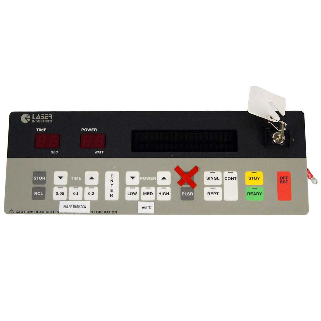 Sharplan Surgicenter 40W 20C CO2 Laser Control Panel Display Key Assembly As-Is