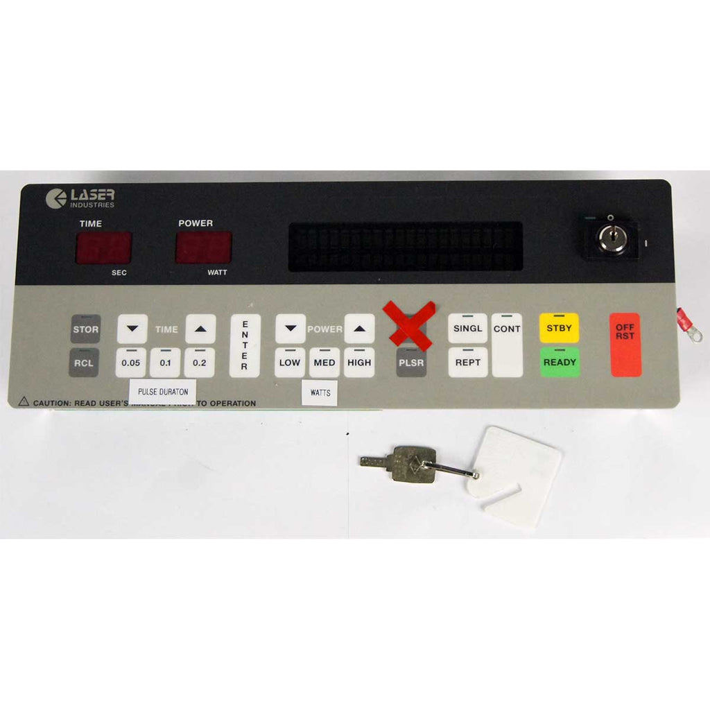 Sharplan Surgicenter 40W 20C CO2 Laser Control Panel Display Key Assembly As-Is