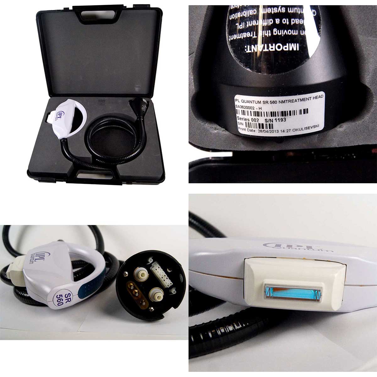 Lumenis IPL Quantum Laser SR 560 HR 695 Skin Rejuvenation 3 Handpieces 2001