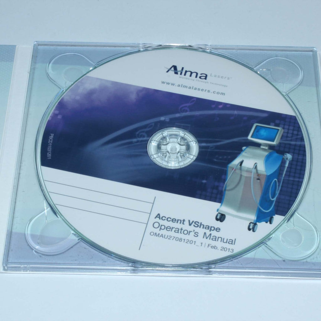 Alma Accent VShape Body Contour System Operator Manual – 2012|Rev 1|OMAU27081201