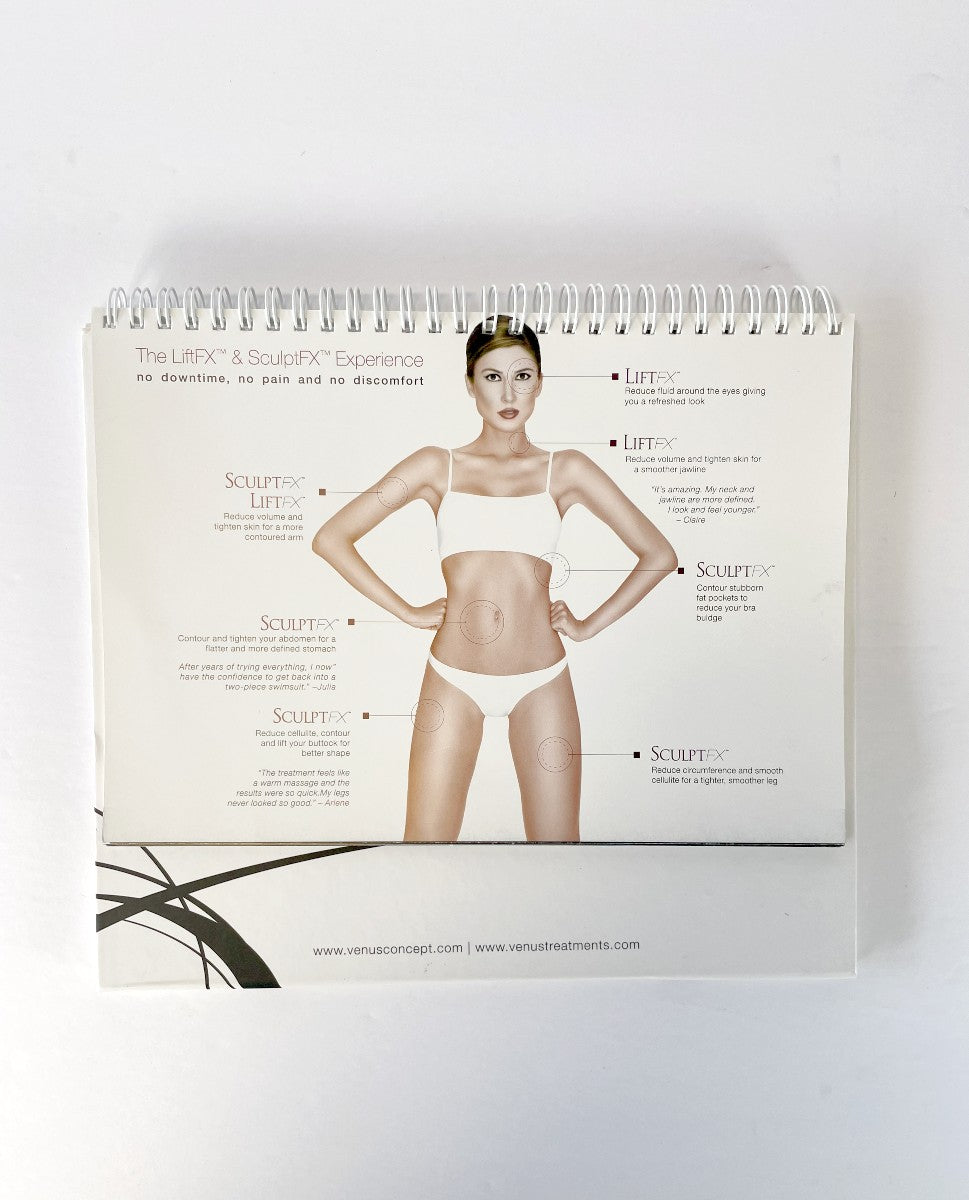 VENUS CONCEPT, The LiftFX & SculptFX Experience, Presentation book