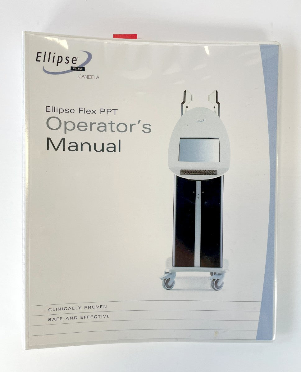 CANDELA Ellipse Flex PPT Operator’s Manual, PN 1MAN7394–USA–A01 Folder