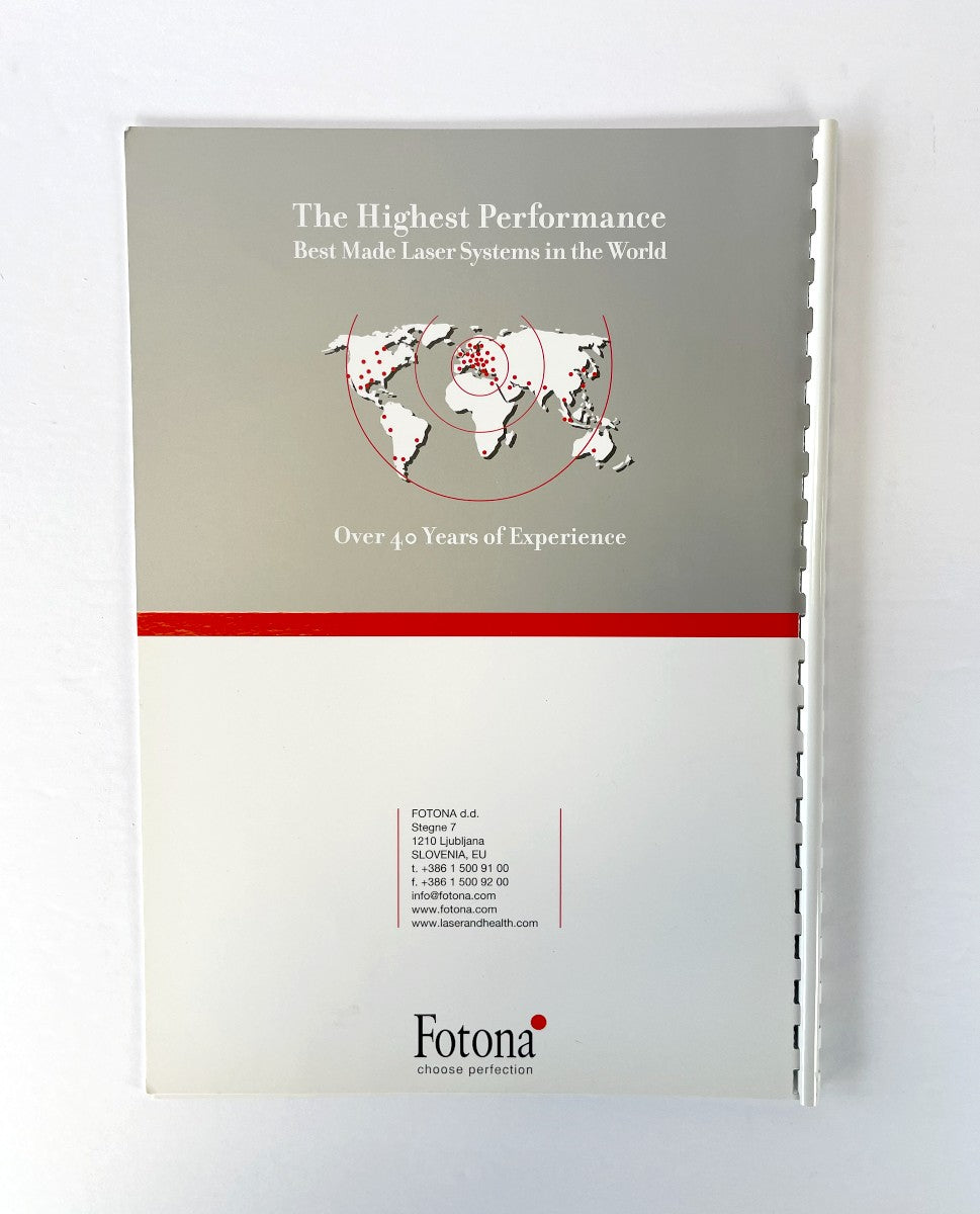 FOTONA Operator Manual Yag Pixel Screen Technology Optical Handpieces Titanium Series