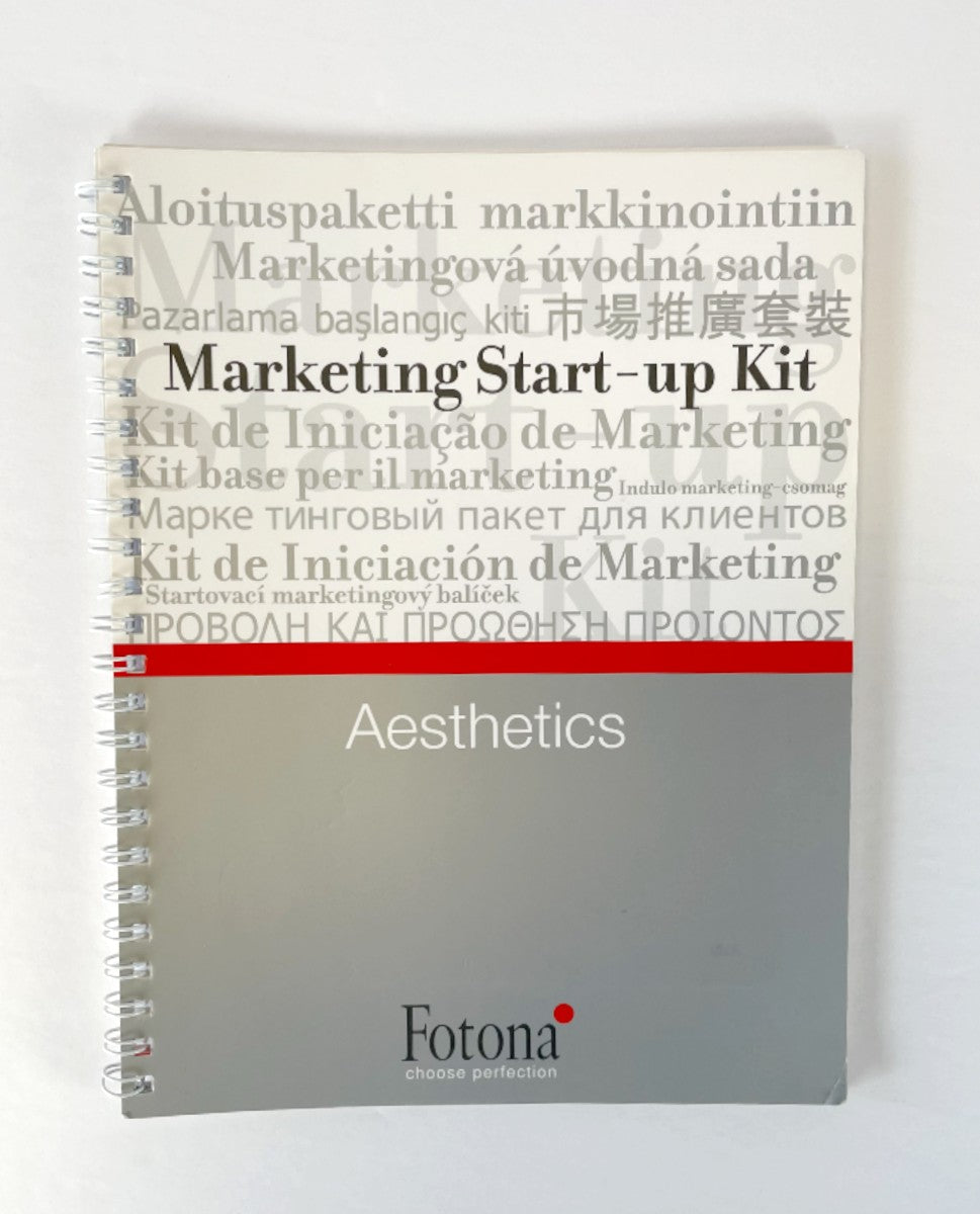 Fotona, Choose perfection, Marketing Start–up Kit Aesthetics, Manual PN 89394 CE ENG/1.0
