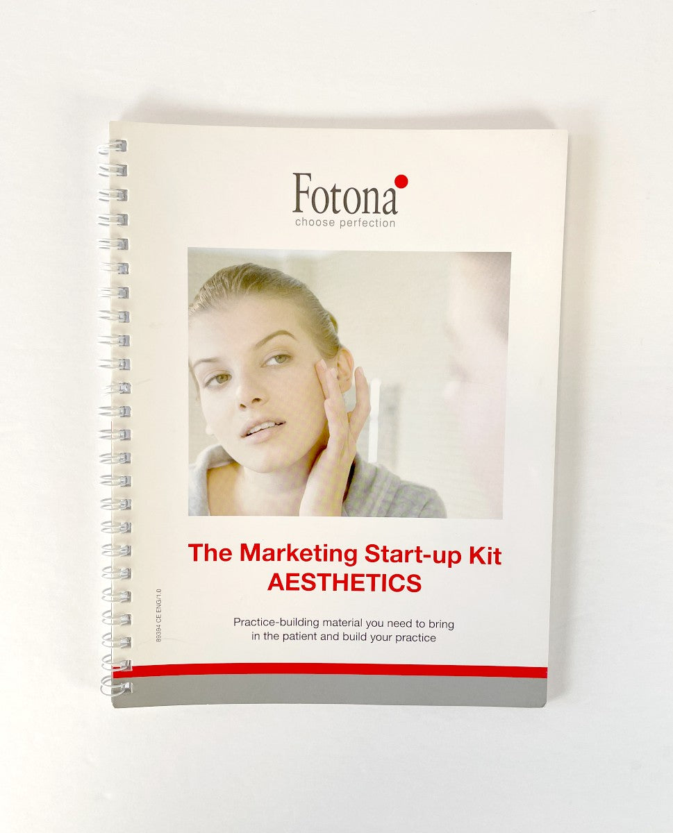 Fotona, Choose perfection, Marketing Start–up Kit Aesthetics, Manual PN 89394 CE ENG/1.0
