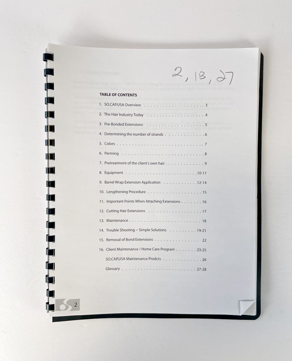 She by SO.CAP.USA Technical Manual