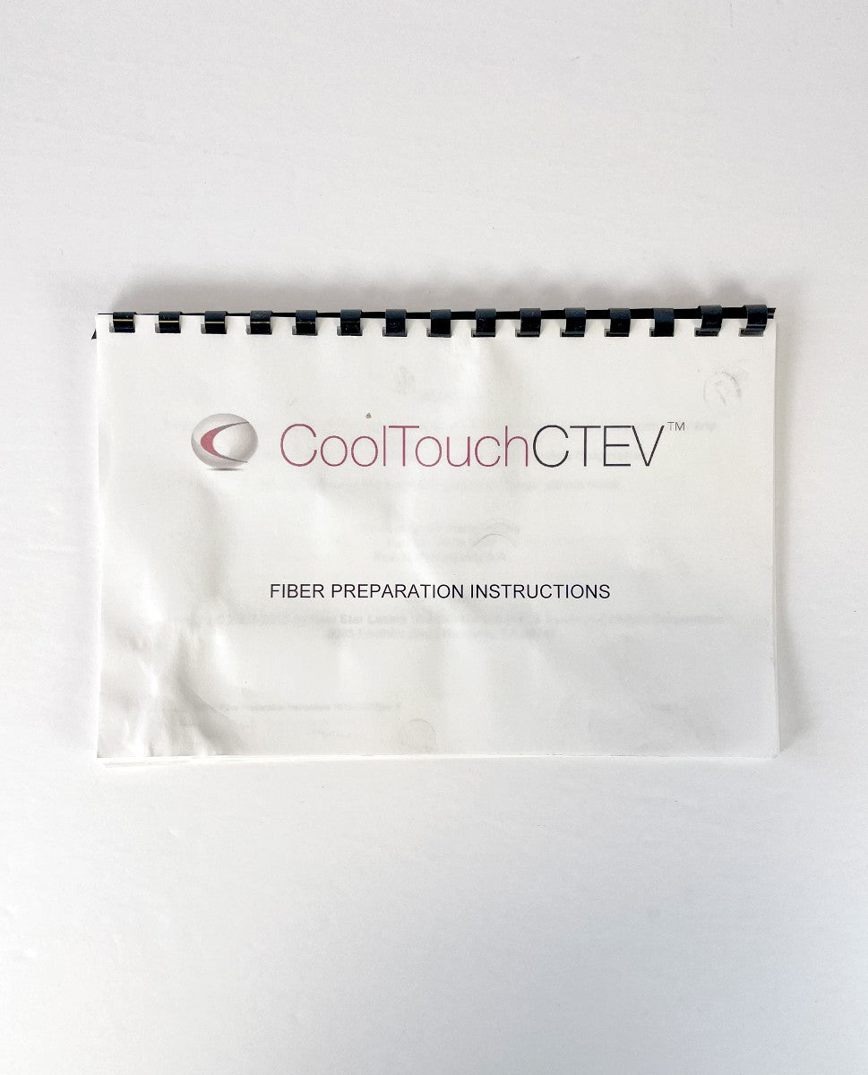 CoolTouch CTEV Fiber Preparation Instructions, PN 7010-0027 Rev. K