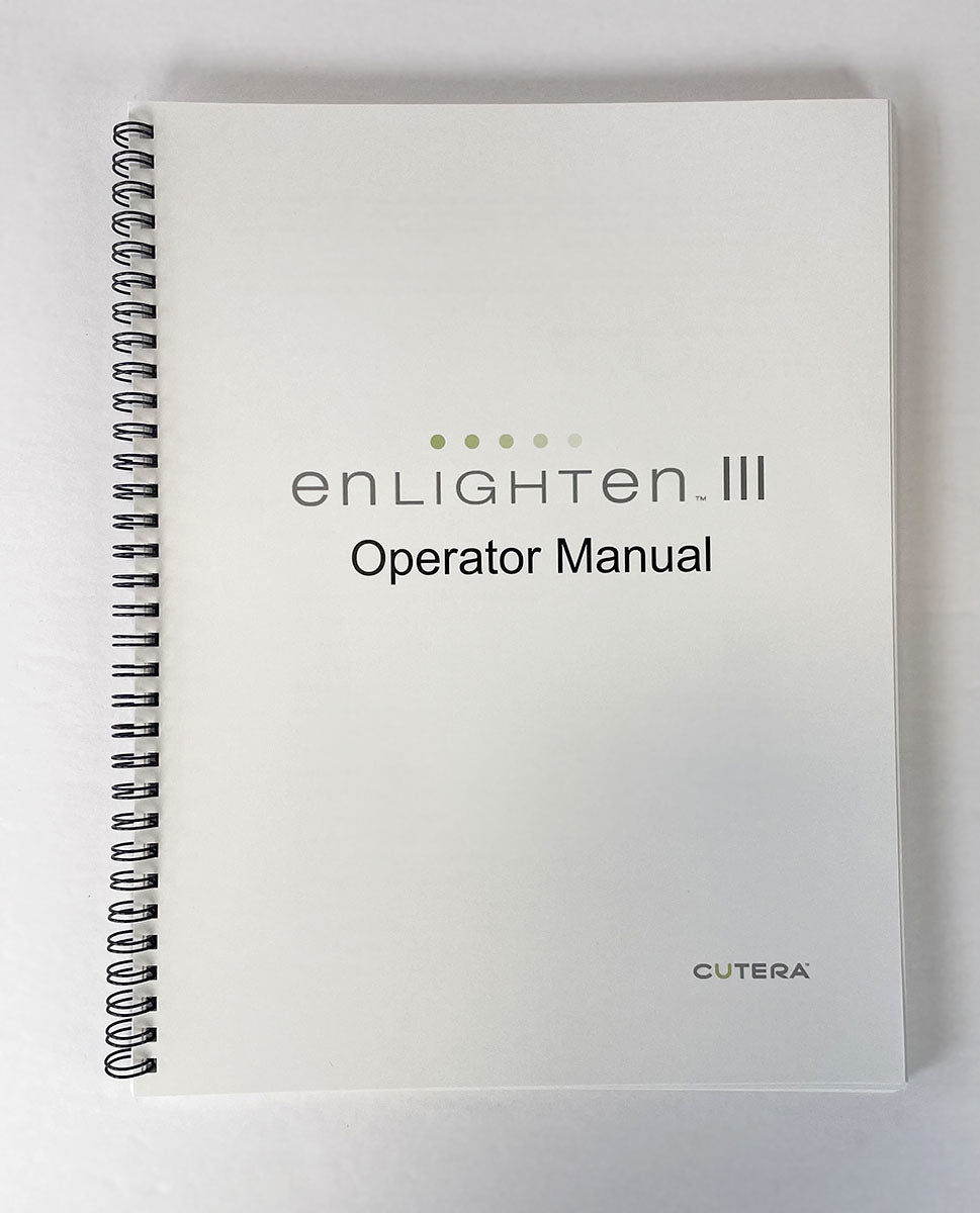 CUTERA Enlighten III, Operator Manual, 01864, REV. E 01/19