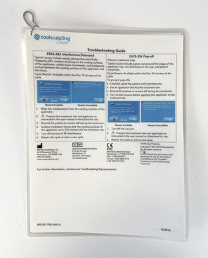 Zeltiq CoolSculpting User Troubleshooting Guide Operator BRZ-001-TSG-ENG-G
