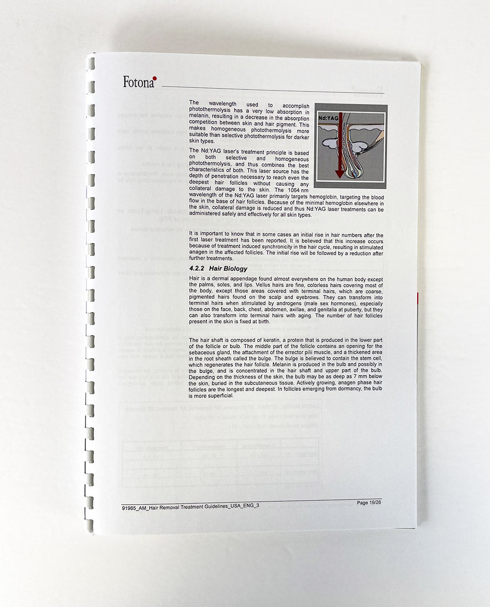 Fotona Chose perfection Applications Manual 91965 USA ENG/3