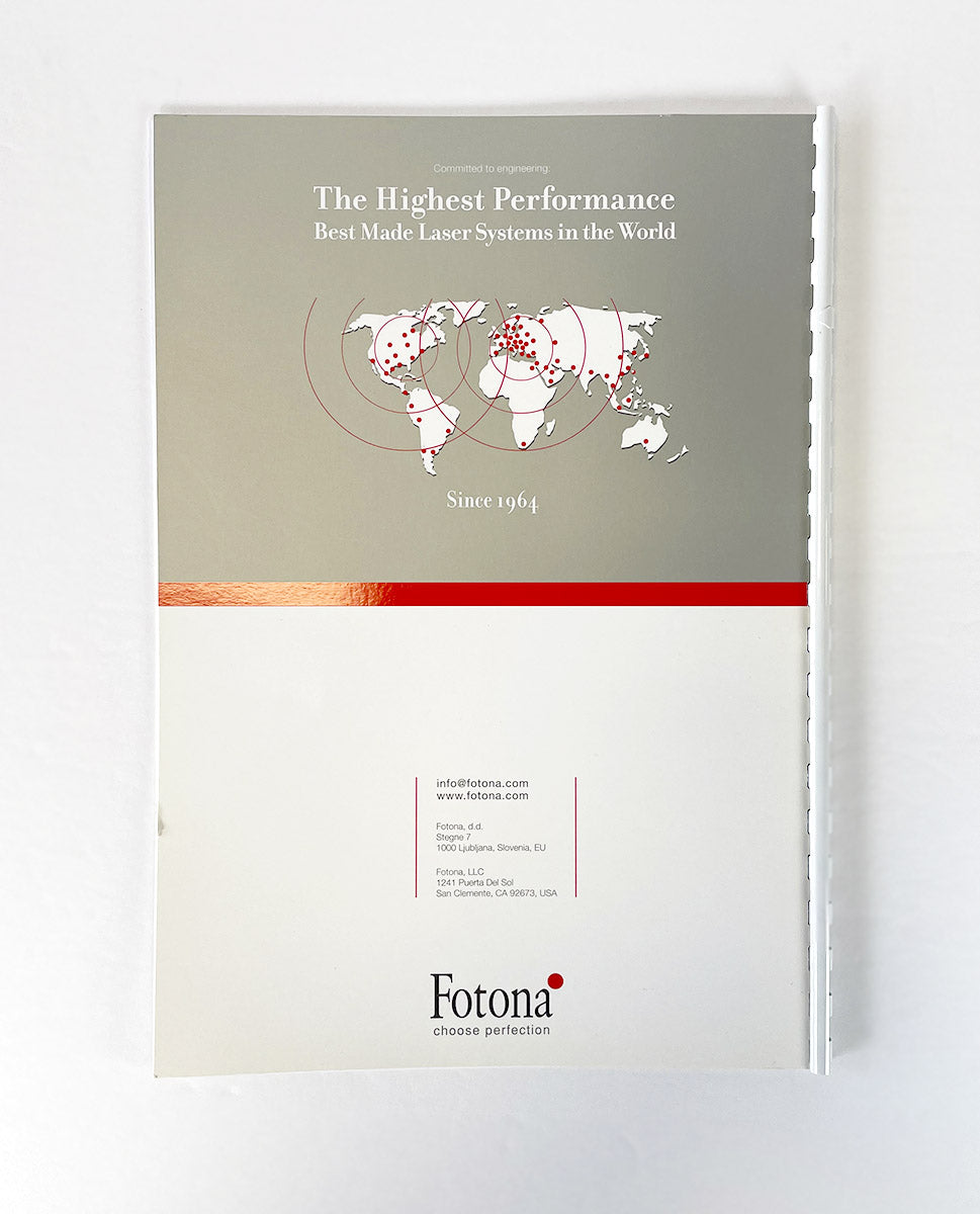 Fotona Chose perfection Nd:YAG Optical Handpiece Operator Manual 71072 USA ENG/05