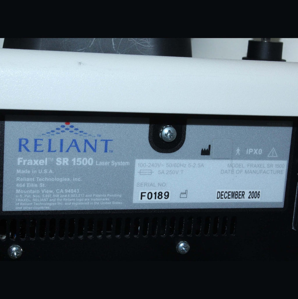 Reliant Fraxel Restore SR1500 Re Store Re:Store 1500 SR 1550 Resurfacing Laser