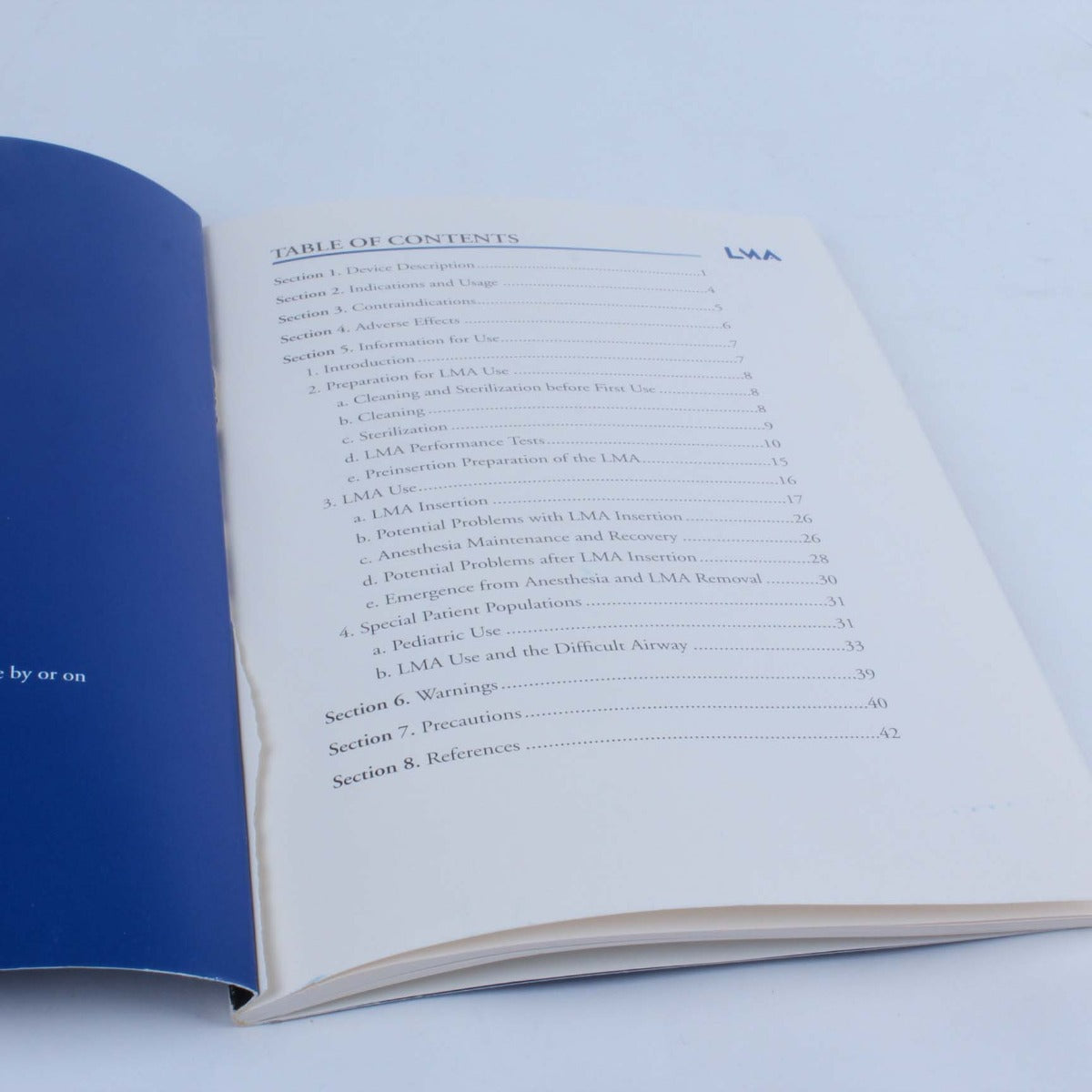 Gensia LMA Laryngeal Airway Instruction Manual – 1995|Y36-108-002