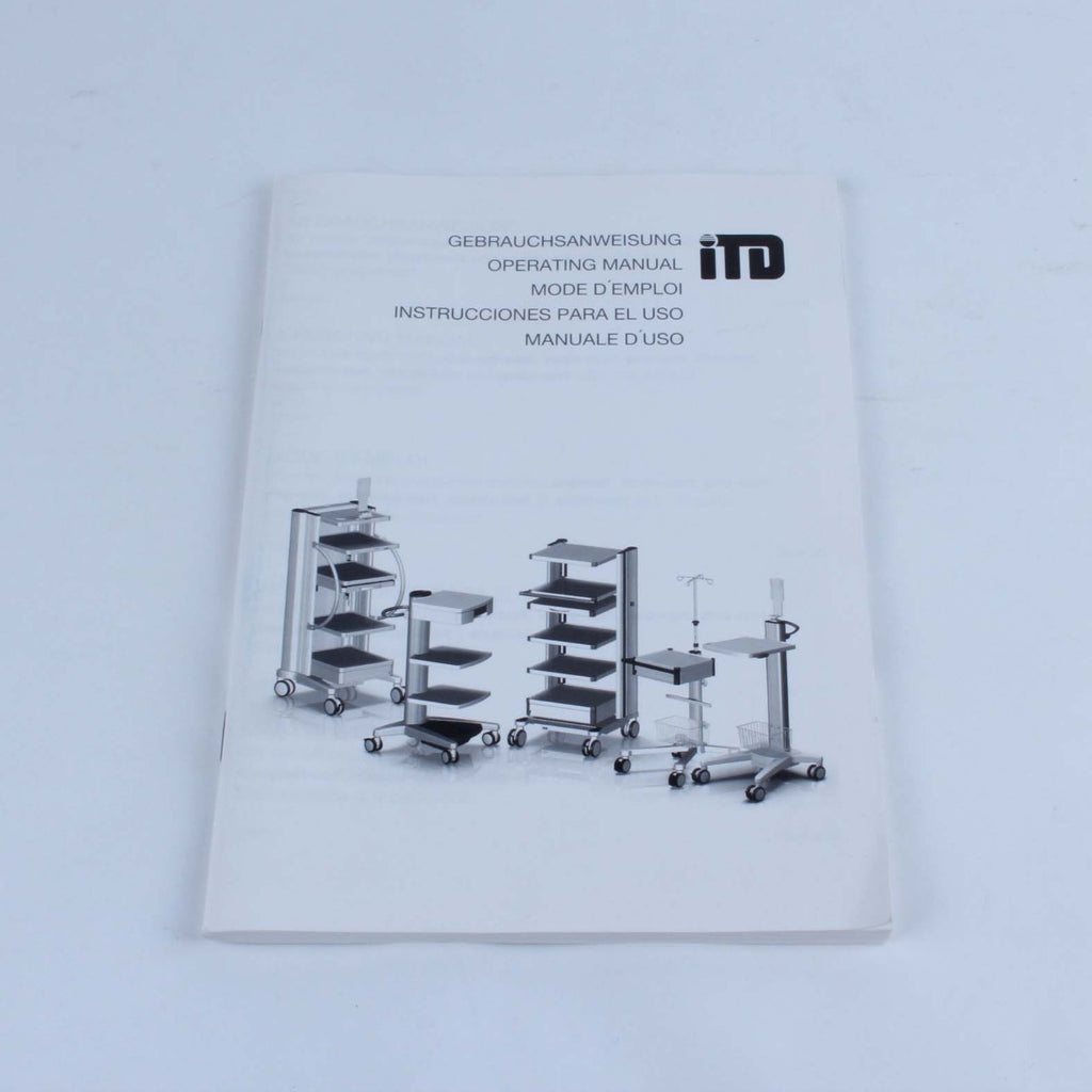 Operator Manual ITD Mobile Equipment Cart Uni Vexio Pro Duo Compact Classic Endo
