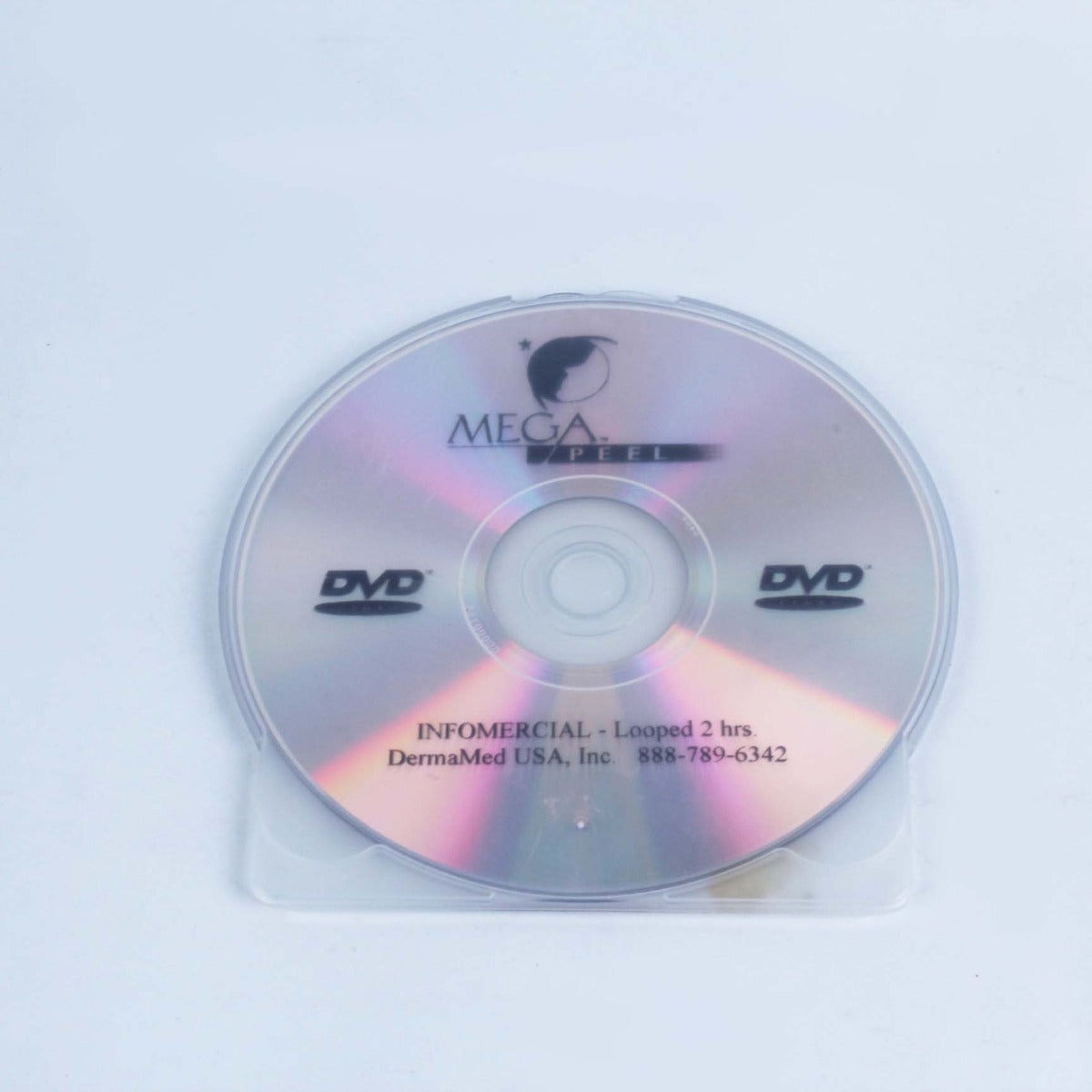 DermaMed MegaPeel 2 Hour Looped Infomercial Waiting Room Marketing Video DVD