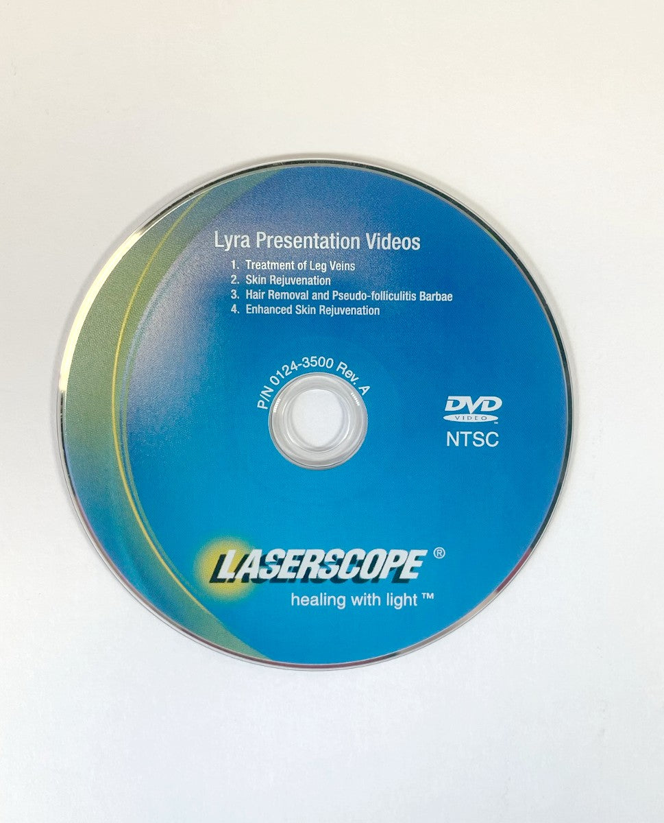 Laserscope, Lyra Presentation Videos. P/N 0224-3500 Rev. A, DVD Disk