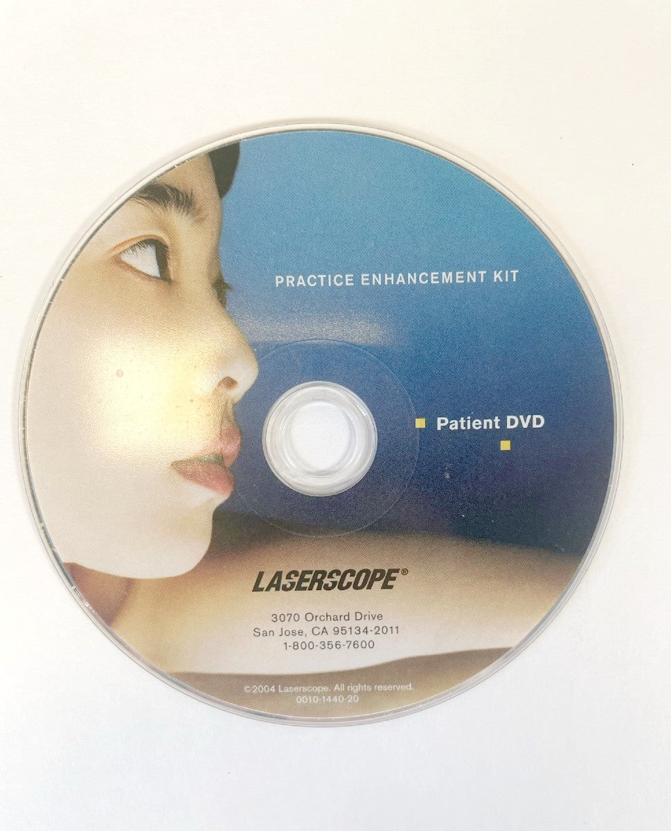 LASERSCOPE, Practice Enhancement Kit, Patient DVD, P/N 1-800-356-7600, 2004